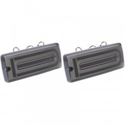 TUNING Set fari fanali posteriori LED MERCEDES ClasseG W463, 1999-2018 LED, nero fumè smoke, con freccia dinamica sequenziale, A4638201964