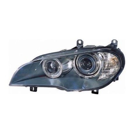 Faro fanale anteriore XENON dx BMW X5 E70, 2007 2008 2009 06/2010 con luce direzione curva AFS, D1S+H8 con motorino, 63127223746