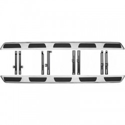 Set pedane predellini laterali AUDI Q7 2005-2015 con staffe e materiali di montaggio
