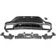 TUNING Diffusore estrattore posteriore MERCEDES GLC Coupè C253, 2015 2016 2017 2018 2019 2020 2021 2022 Sport C63 look AMG, nero lucido argento, per Sport e Amg