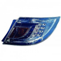 Faro fanale posteriore destro MAZDA 6, 2007-03/2010 berlina 4 e 5 porte, LED cromato esterno