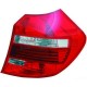 Faro fanale posteriore sinistro BMW Serie 1 E81 E87, 3 e 5 porte, 2007-2011 rosso bianco a LED senza portalampada