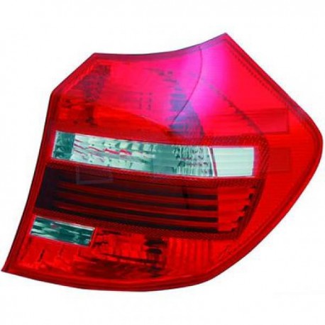 Faro fanale posteriore sinistro BMW Serie 1 E81 E87, 3 e 5 porte, 2007-2011 rosso bianco a LED senza portalampada