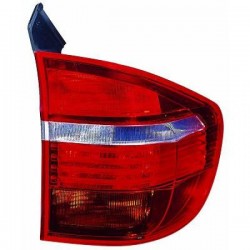 Faro fanale posteriore sinistro BMW X5 2007-2010 LED, rosso bianco esterno