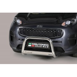 Bullbar anteriore OMOLOGATO KIA Sportage 2015- acciaio INOX mod Medium