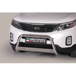 Bullbar anteriore OMOLOGATO KIA Sorento 2012-2015 acciaio INOX mod Medium