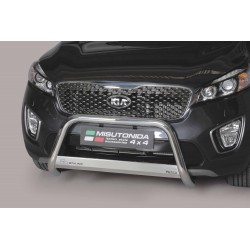 Bullbar anteriore OMOLOGATO KIA New Sorento 2015- acciaio INOX mod Medium