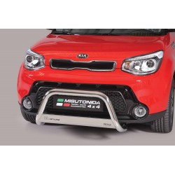 Bullbar anteriore OMOLOGATO KIA Soul 2014- (non compatibile con il modello EMOTION) acciaio INOX mod Medium