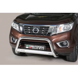 Bullbar anteriore OMOLOGATO NISSAN NP 300 Navara 2016- acciaio INOX mod Medium