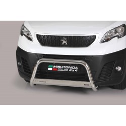 Bullbar anteriore OMOLOGATO PEUGEOT Expert 2016- acciaio INOX mod Medium