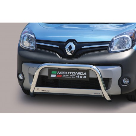 Bullbar anteriore OMOLOGATO RENAULT Kangoo 2013- acciaio INOX mod Medium