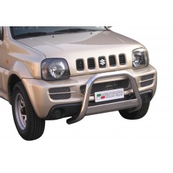 Bullbar anteriore OMOLOGATO SUZUKI Jimny Diesel/Benzina  2006-2012 acciaio INOX mod Medium