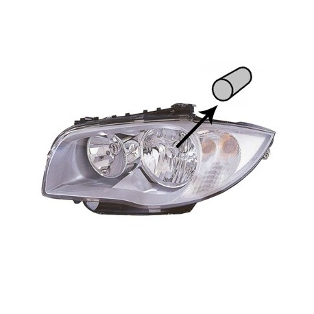 Faro fanale proiettore anteriore sinistro BMW Serie1 E87 E81 E82 E88, 03/2007 2008 03/2009 TYC DEPO lampade H7+H7