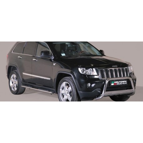 Bullbar anteriore OMOLOGATO JEEP Grand Cherokee 2011 2012 2013 2014 acciaio INOX mod Medium