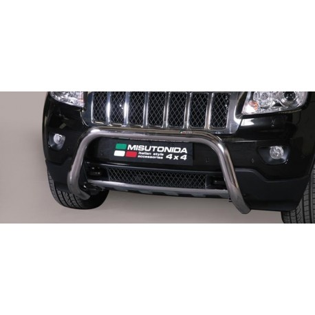Bullbar anteriore OMOLOGATO JEEP Grand Cherokee 2011 2012 2013 2014 acciaio INOX mod Medium