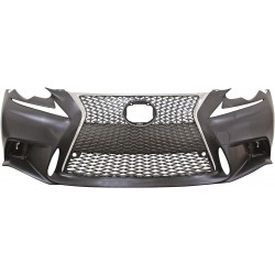 Paraurti anteriore TUNING look F-Sport LEXUS IS 2014- con griglie calandra no lavafari no sensori