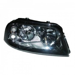 Faro fanale proiettore anteriore sinistro VW SHARAN e SEAT ALHAMBRA 07/2000-09/2010 nero, H1+H7 con motorino