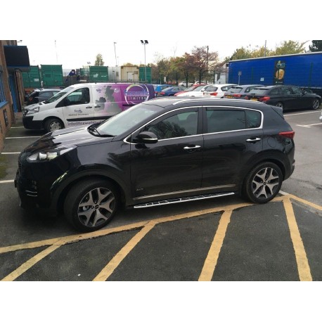 Coppia set pedane laterali TUNING SUV KIA SPORTAGE 2015 2016 2017 2018 2019 2020 2021 look Classic