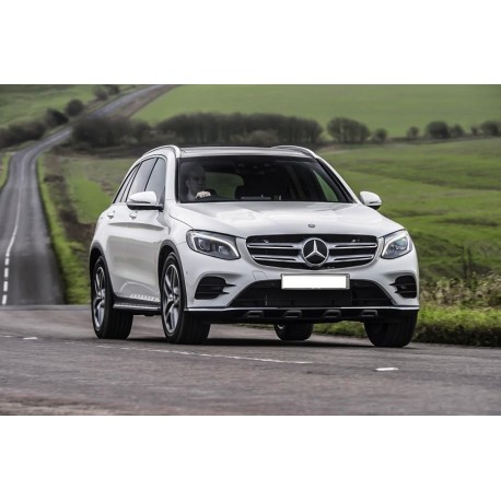 Paraurti anteriore TUNING look GLC 63 AMG per MERCEDES GLC X253 dal 2015 Suv e Coupè completo modello per sensori