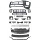 TUNING paraurti anteriore PORSCHE MACAN look TURBO 2014 2015 2016 2017 per sensori per ACC per telecamera completo