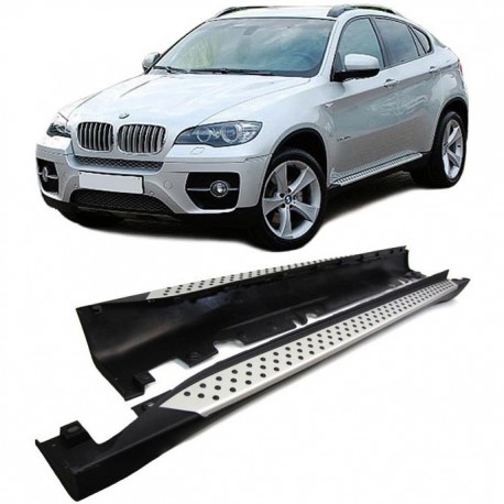 Set pedane predellini laterali TUNING BMW X6 E71, anni 2008-2014