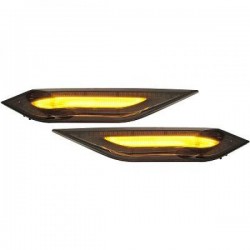 Coppia frecce indicatori TUNING PORSCHE CAYENNE 92A 2011-2014 LED smoke fumè con luce posizione