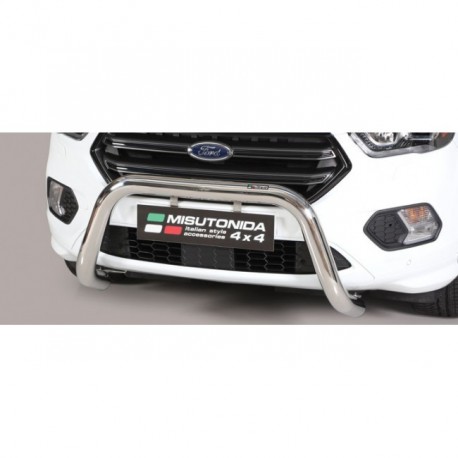 Bullbar anteriore OMOLOGATO FORD Kuga 2017 2018 2019 2020 acciaio INOX mod Medium