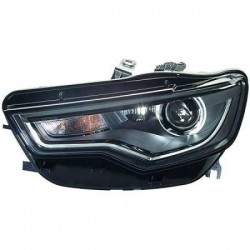 Faro fanale proiettore anteriore XENON HID sinistro AUDI A6 tutte, 2011-10/2014 HELLA D3S+H7 con luce curva adattiva ed abbagliante dinamico