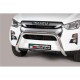 Bullbar anteriore OMOLOGATO ISUZU D-Max 2019- Space Cab Double Cab acciaio INOX mod Small anche nero opaco
