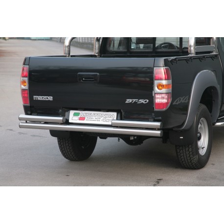 Barra tubo protezione posteriore SUV Mazda BT 50 2007-2009 diam 63mm acciaio inox anche nero opaco