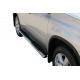 Coppia set pedane protezione sottoporta laterali TUNING SUV Nissan Xtrail X-trail 2007-2010 mod Grand ovali acciaio inox anche nero opaco