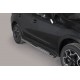 Coppia set pedane protezione sottoporta laterali TUNING SUV Subaru XV mod Design ovale acciaio inox anche nero opaco