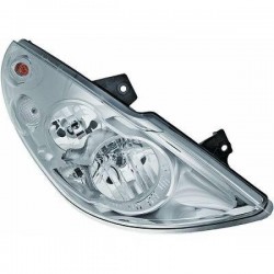 Faro fanale proiettore anteriore sinistra OPEL MOVANO 2010- e Renault Master, H7+H1 per regolazione elettrica, con luce curva