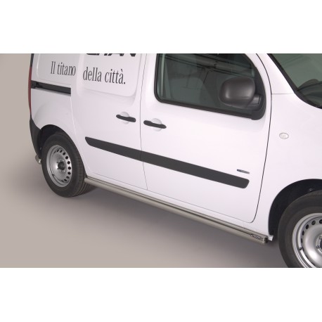 Coppia set protezioni sottoporta laterali TUNING SUV Mercedes Citan 2012-2021 diam 63mm acciaio inox anche nero opaco