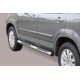 Coppia set pedane protezione sottoporta laterali TUNING SUV Honda CR-V 2005-2006 mod Grand acciaio inox anche nero opaco