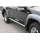 Coppia set pedane protezione sottoporta laterali TUNING SUV Mazda BT 50 Freestyle 2007- mod Grand ovali acciaio inox anche nero opaco