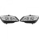 Set fari fanali anteriori ANGEL EYES TUNING BMW Z4 2009 2010 2011 2012 2013 cromato