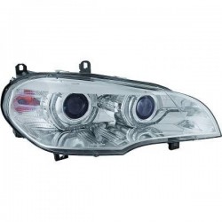 Set fari fanali anteriori ANGEL EYES TUNING BMW X5 2007 2008 2009 2010 2011 2012 2013 per reg elettrica