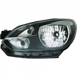 Faro fanale proiettore anteriore sinistro VW UP!, 2011- DEPO nero, H4, per regolazione elettrica