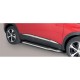 Coppia set pedane protezione sottoporta laterali TUNING SUV Peugeot 3008 anni 2018- lunga acciaio inox anche nero opaco
