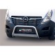Bullbar anteriore OMOLOGATO SUV Opel Movano 2020- diam 63mm mod Medium acciaio inox anche nero opaco