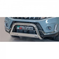 Bullbar anteriore OMOLOGATO SUV Suzuki Vitara 2019- diam 63mm mod Medium acciaio inox anche nero opaco