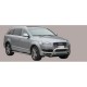 Coppia set pedane protezione sottoporta laterali TUNING SUV Audi Q7 2006- mod Design ovale acciaio inox anche nero opaco