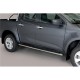 Coppia set pedane protezione sottoporta laterali TUNING SUV Isuzu D-Max doppia cabina Double Cab 2020- mod Grand ovali acciaio inox anche nero opaco