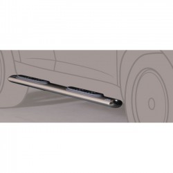 Coppia set pedane protezione sottoporta laterali TUNING SUV Mercedes Citan 2012-2021 mod Grand ovali acciaio inox anche nero opaco