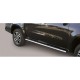 Coppia set pedane protezione sottoporta laterali TUNING SUV Mercedes ClasseX mod Grand ovali acciaio inox anche nero opaco