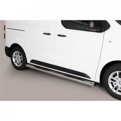 Coppia set pedane protezione sottoporta laterali TUNING SUV Peugeot Expert anche Traveller 2016- passo corto mod Grand acciaio inox anche nero opaco