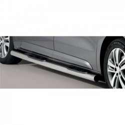 Coppia set pedane protezione sottoporta laterali TUNING SUV Peugeot Expert anche Traveller 2016- passo medio mod Grand acciaio inox anche nero opaco