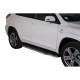 Coppia set pedane protezione sottoporta laterali TUNING SUV Toyota Rav4 2010 2011 2012 lunga acciaio inox anche nero opaco
