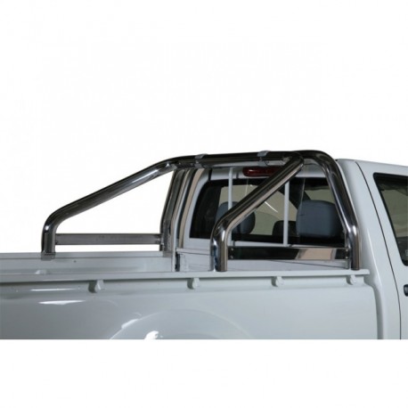 Rollbar pickup SUV Great Wall Steed Wingle SingleCab 2010-2011 diam 76mm mod Maxi con logo acciaio inox anche nero opaco